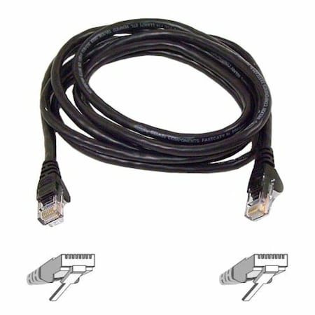 Belkin 7Ft Cat6 Snagless Patch Cable, Utp, Black Pvc Jacket, 23Awg, 50 A3L980B07-BLK-S