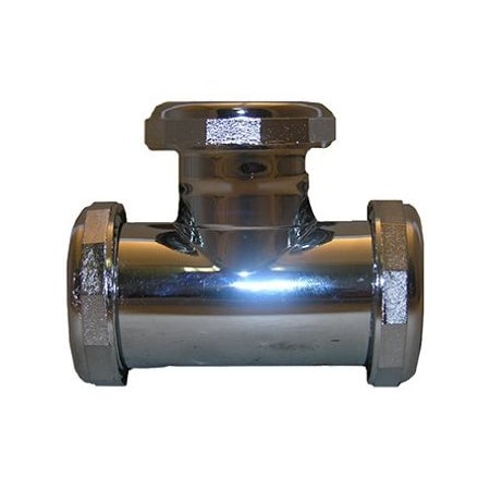 Larsen Supply Co 1-1/2"Chr Tube S Tee 03-4011