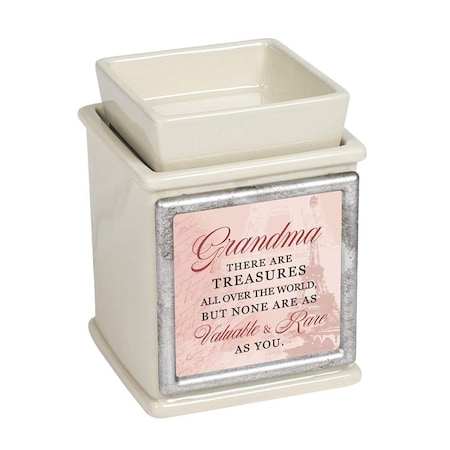 Dicksons Grandma Treasures Interchangeable Fragrance Wax or Essential Oil Warmers - Sand IW69SD