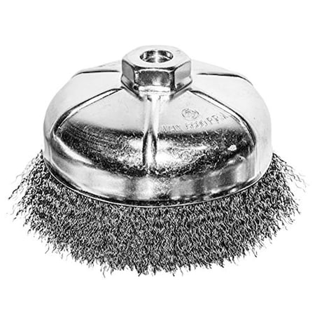 Century Drill & Tool 6 in. Crimped Wire Cup Brush, 2PK CY76061
