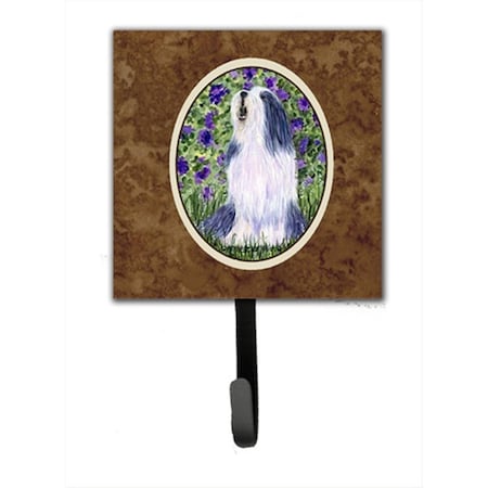 Carolines Treasures 4.25 x 6 in. Bearded Collie Leash Or Key Hook SS8602SH4