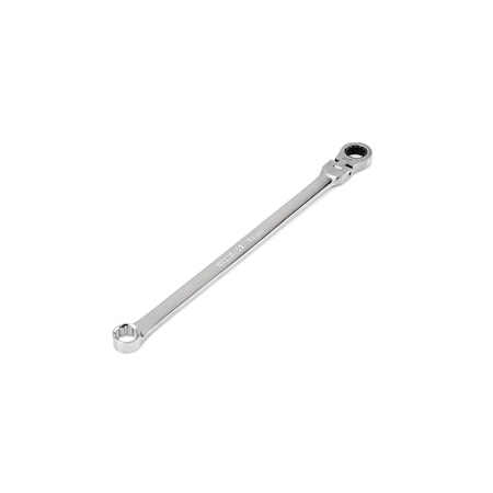 Tekton 14 mm Long Fixed/Flex Head 12-Point Ratcheting Box End Wrench WRB35414