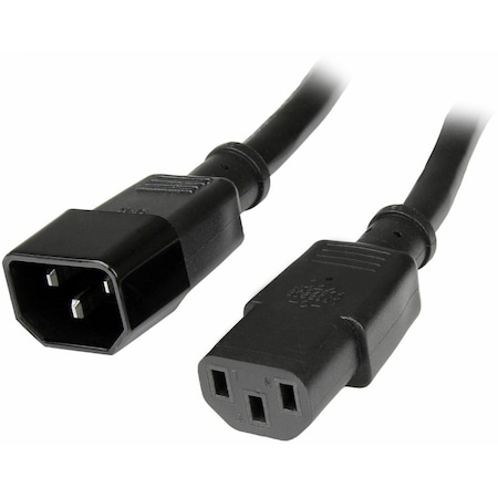 Startech.Com 1ft Power Extension Cord C14 to C13 PXT1001
