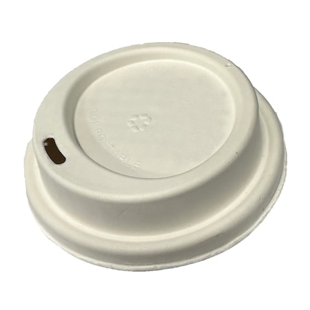 Rdi Cup Lids Bagasse 10oz and 12oz Cups 1000cs, 1000PK LID-BGS-M90