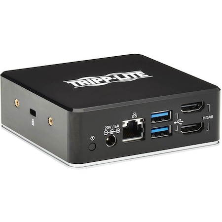 Eaton Tripp Lite Series USB-C Dock, Dual Display - Dual HDMI, USB 3.x 5Gbps Hub, GbE, 3.5 mm, 85W PD U442-DOCK20-B