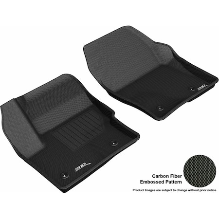 3D Maxpider Lincoln MKC F1 Floor Liner for 2017-2019 Kagu R1 - Black L1LC00911509