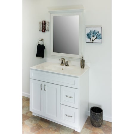 Craftmark Shaker Retreat Wht 30'' Wx36'' H Vanity Mirror SR3036MR