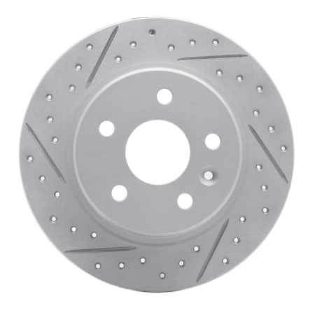 Dynamic Friction Co DFC Geoperformance Rotor - Drilled and Slotted 830-47052L