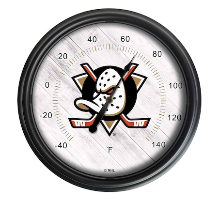 Holland Bar Stool Co Anaheim Ducks Indoor/Outdoor LED Thermometer ODThrm14BK-08AnaDks