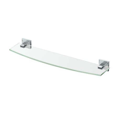 Gatco Mode Glass Vanity Shelf, Chrome 5616