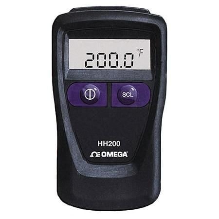 Omega Thermometers: Handheld Temp Meters, HH THERMOMETER CE HH200A