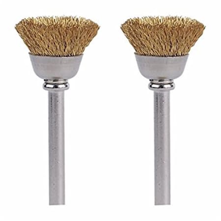 Dremel 0.5 in. Brass Brushes 114-536-02