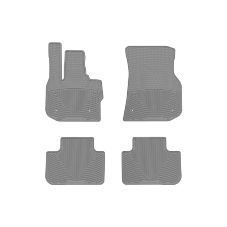 Weathertech Grey, Front and Rear All Weather Floor Mats W659GR-W660GR