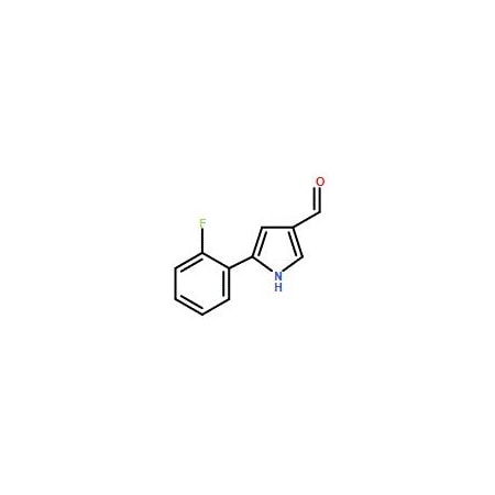 Ak Scientific 5-(2-Fluorophenyl)-1H-pyrrole-3-carboxaldehyde (1g), CAS 881674-56-2 0014AP-1g