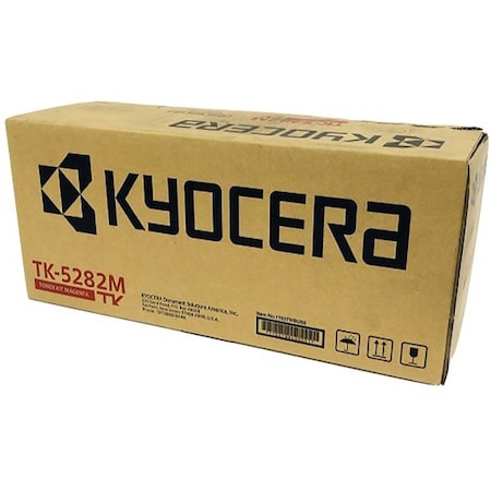 Kyocera TK-5282M Original Laser Toner Cartridge, Magenta, 11000 Pages TK5282M
