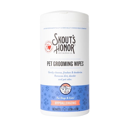 Skouts Honor Cat/Dog Multi-Purpose Wipes 80 pk SH22GWFF80