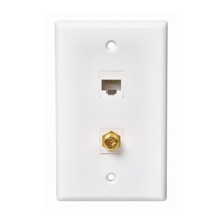 Audiovox Cat56 Coax Wall Plate TPH567RV