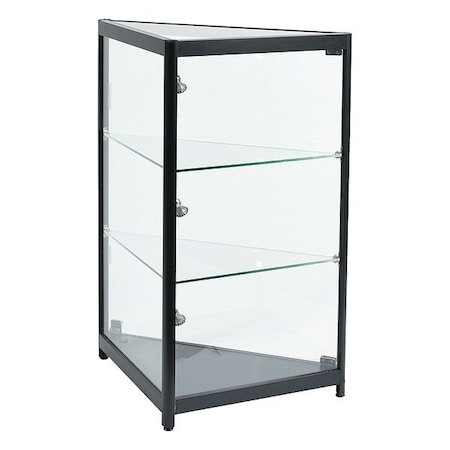 Specialty Store Services Display Case, 38 in H, 27 in W 20134BK