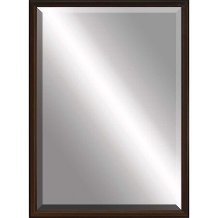 Homeroots 39" Bronze Wood Accent Mirror 632759