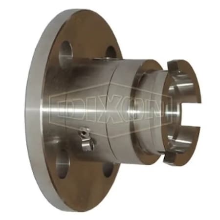 Dixon Mann-Tek by  Dry Disconnect Gas Coupler, 2 in Nominal, Quick Disconnect Coupler x Flange End Style,  DGA200SSFL