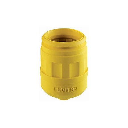 Leviton Boot Str Blade Plug 15A 20A WR Yellow 6017-Y