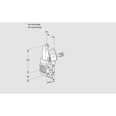 Honeywell Kromschroder VAS3-F/NWSR KS88014292