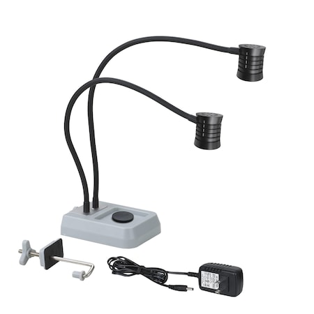 Alert Reel Mfg ProLite Professional Grade Dual LED, 440 Lumen Bench Light, 8' 22/2 SPT2 FTL230