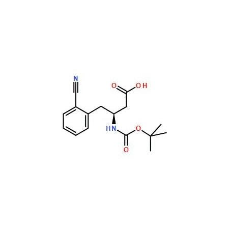 Ak Scientific Boc-2-Cyano-L-beta-homophenylalanine (250mg), CAS 270065-83-3 V1105-250mg