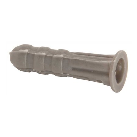 Lindstrom 10-12 x 1 In. Ribbed Plastic Wall Anchors Various colors, 100PK RPLA0100100OP-100HD