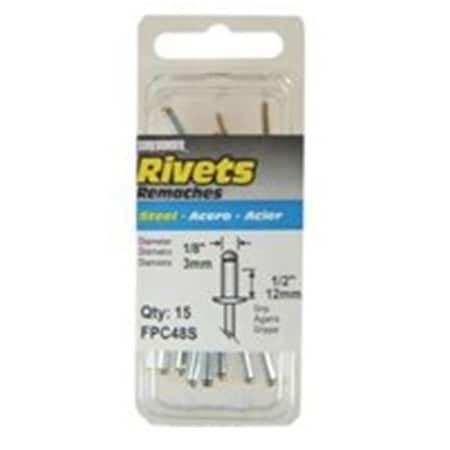 Fpc 48S 0.12 in. Steel Long Rivet 6805931