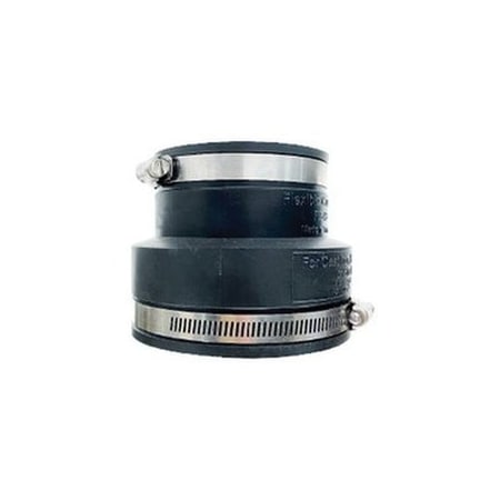 Midland Industries COUPLING REDUCING FLEX 4IN 2IN RBR 195475