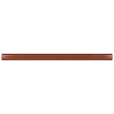 Apollo Tile Arte 0.47 in. x 7.87 in. Glossy Red Ceramic Pencil Tile Trims 0.3 sq. ft./case, 10PK RID88TERPENGL