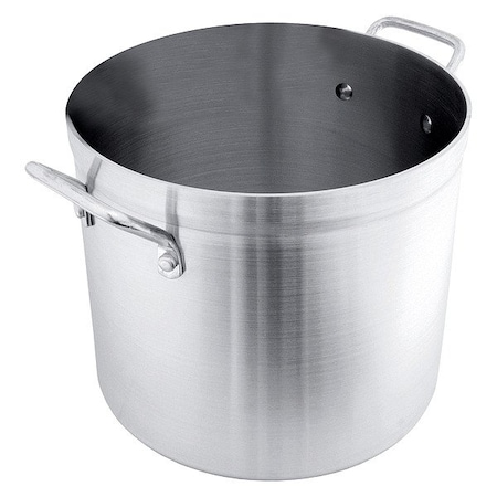 Crestware Stock Pot, 22 5/8 in Dia, Aluminum POT120