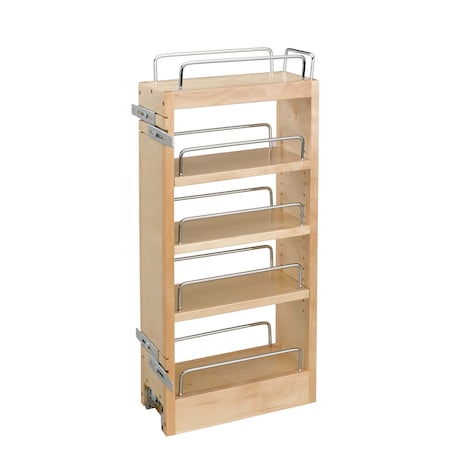 Rev-A-Shelf Maple Wood; Steel, Natural Maple, 5 in W, 23 in H, 10.75 in D 448-HP-523C