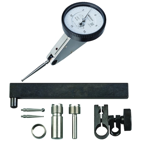 Mitutoyo Dial Tst Ind, .0005 In, .06 In, 33.9mm, FS, T 513-446-10T
