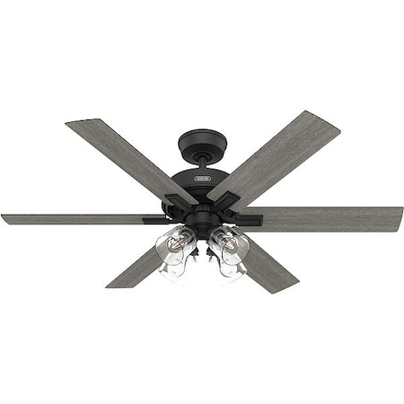 Hunter CeilingFan, Black/Gray, 52inDia, 6Blade 52903