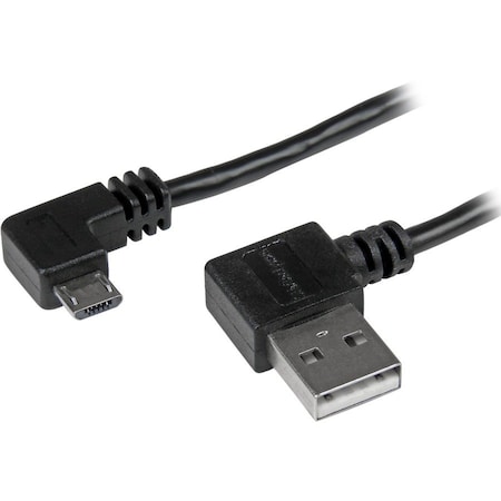 Startech.Com 2M 6 FT RIGHT ANGLE MICRO-USB CABLE USB2AUB2RA2M