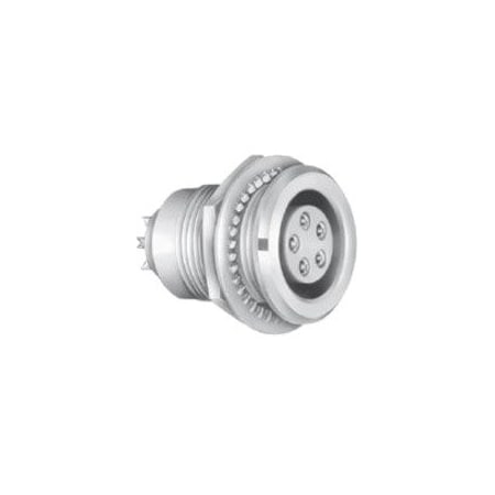 Lemo 0B Data Connector - 2-pin Proprietary Connector Female - Chrome Plated EGG0B302CLL