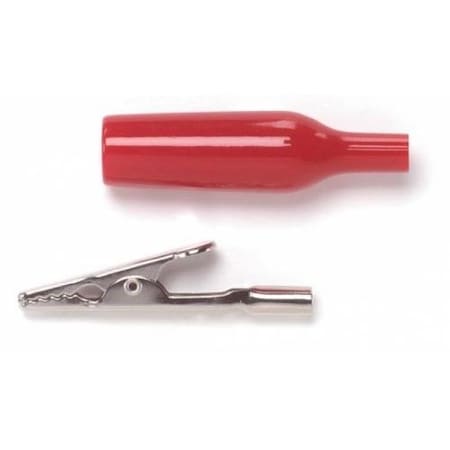 Pomona Electronics Alligator Clip, Red, 150 V, 5 A, PK10 2240-2