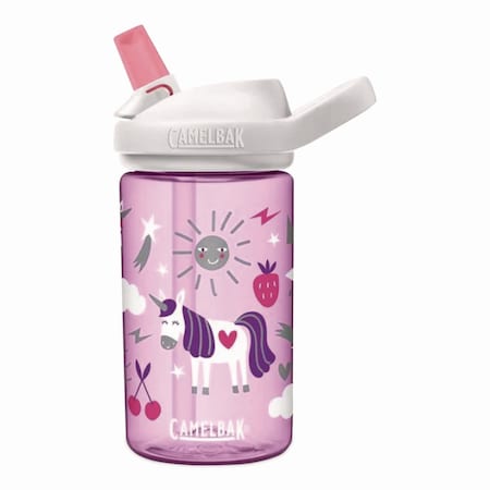 Camelbak Eddy + Kids Water Bottle, Unicorn Design, 12 oz, Multicolor 2665501035