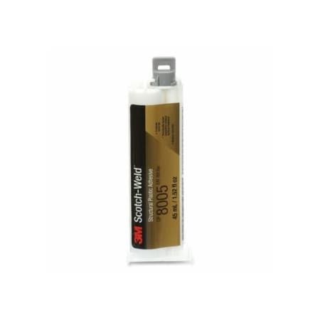 3M Scotch-Weld Structural Plastic Adhesive, DP8005, 1.52 fl oz, Cartridge, Off-White 405-051128-99349