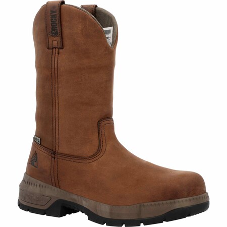 Rocky Worksmart, Men's 11 in Composite Toe Pull-On Work Boot, Crazy Horse, 8.5, W, RKK0460 RKK0460