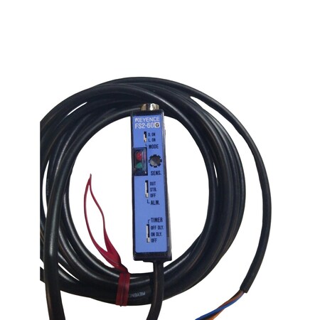 Keyence Fiber Photoelectric Sensor, Fiber Amplifier, Cable Type, NPN FS2-60G