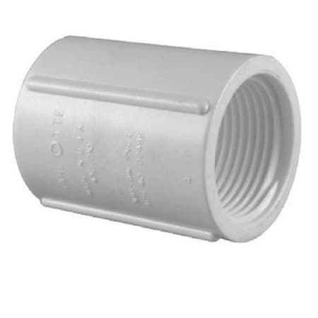 Charlotte Pipe And Foundry 1/2 SCH 40 COUPLING FPTXFPT PVC 02102 0500HA ...
