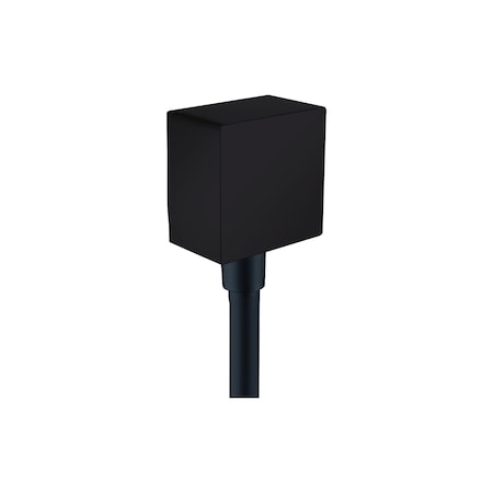 Axor ShowerSolutions Wall Outlet Square with Check Valves in Matte Black 36732671