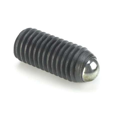 Morton Alloy Steel Ball Set Screw, Ball Tip, 1/4in-20 Thread, 1/2in Length, .157in Ball Diameter 9530