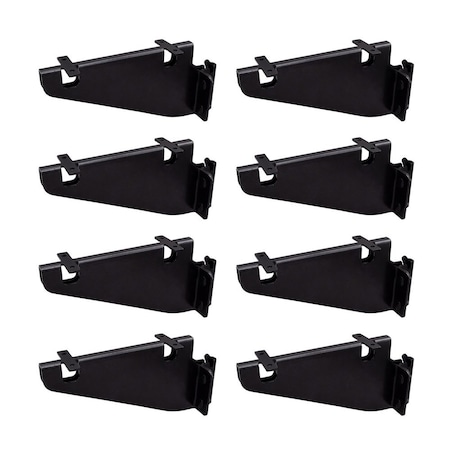 Mytee Products E-Track Fixed Shelf Track Brackets for Enclosed Trailer Shelves 4 Pack / 8 Pcs, 4PK ETK-SBx4