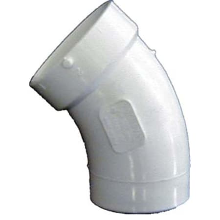 Genova 3in. Sch. 40 PVC-DWV 45 degrees Street Elbows 72730