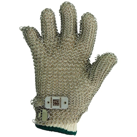 Workhorse Metal Mesh Big Ring Hand Protection Gloves with Clasp Closure USM1190XSWRK