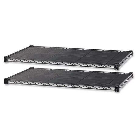 Safco Wire Shelving, 24"D x 36"W, Black, Depth: 24" 5290BL